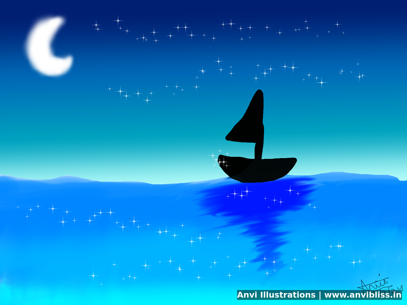 Colourful illustration by Anvi